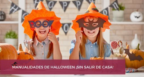 Manualidades de Halloween con niños ¡sin salir de casa!
