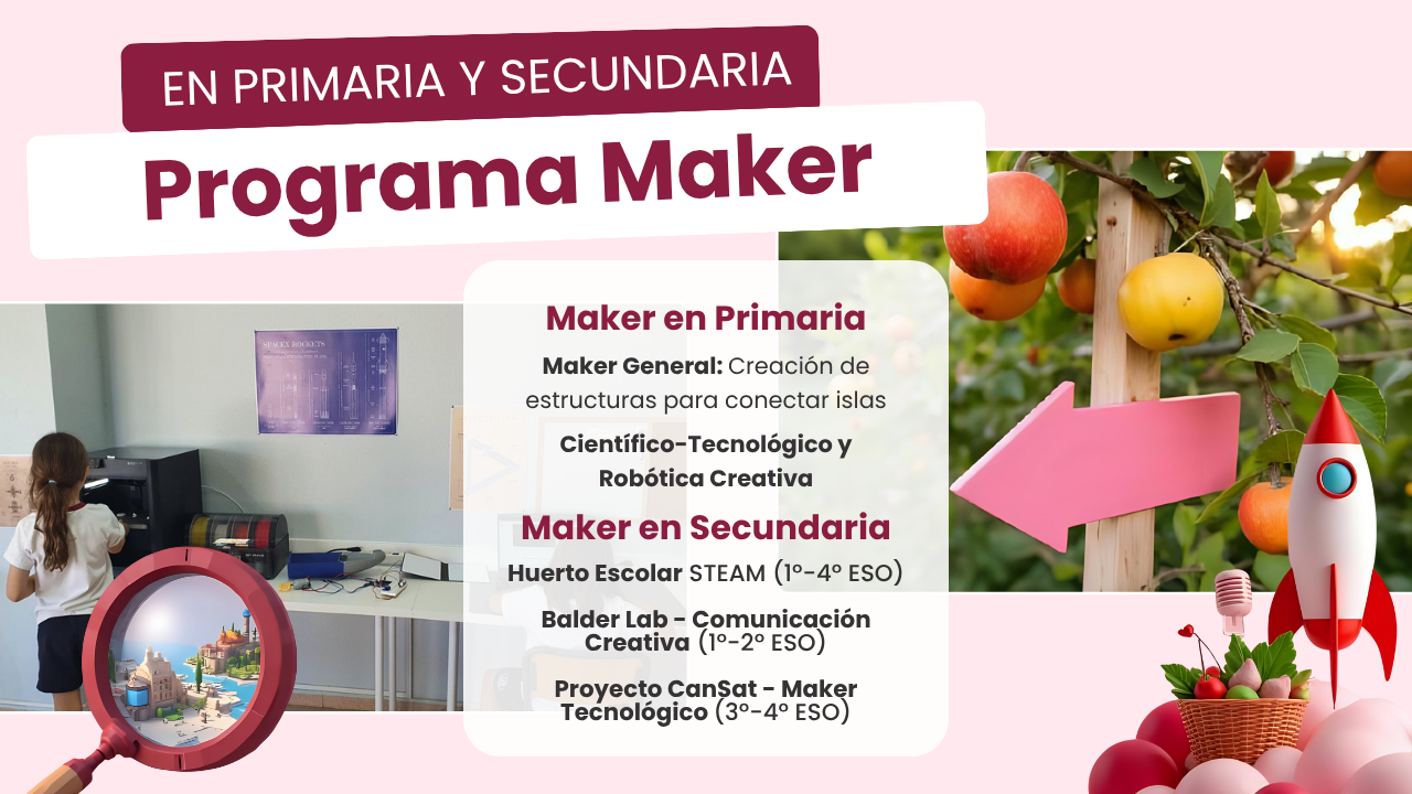 Programa Maker del Colegio Balder: enriquecimiento curricular para alumnos con talento y altas capacidades