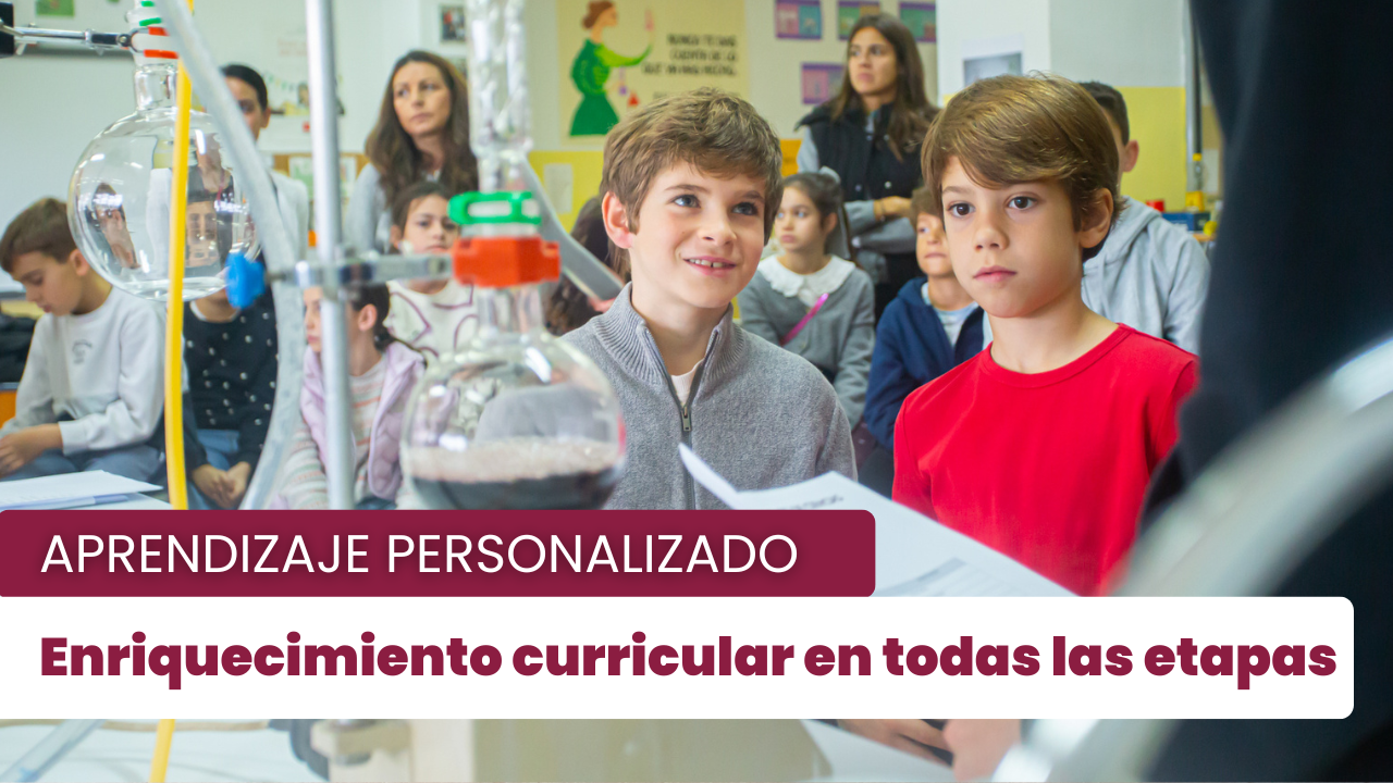 Aprendizaje personalizado en acción (Infantil, Primaria y Secundaria)